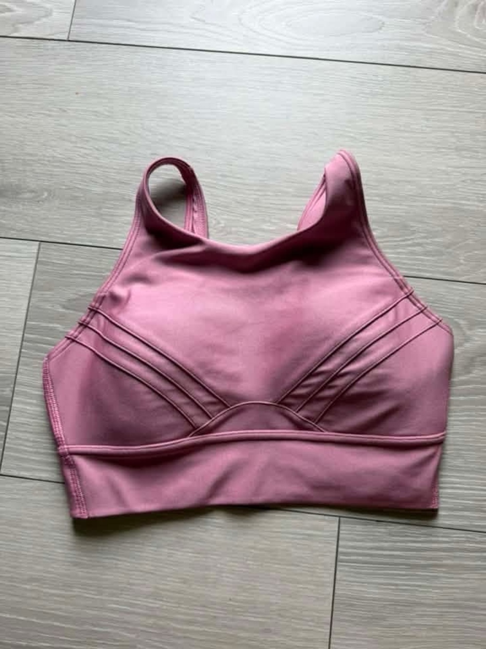 Under Armour Rose Pink High-Neck Sports Bra